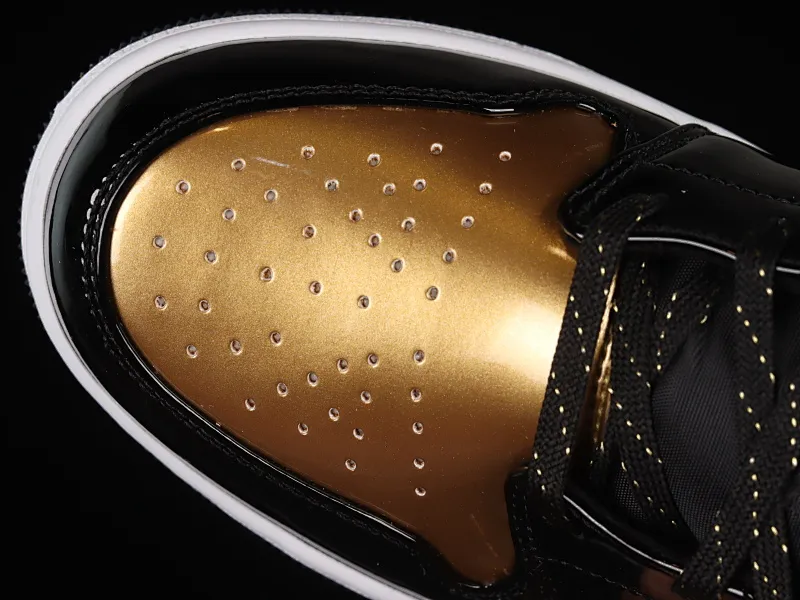 All categories Air Jordan Jordan series basketball shoes Air Jordan 1 Low Air Jordan 1 Low "Gold Toe" AJ1 Joe 1 black gold toe low-top cultural and leisure sports sneakers DR6970-071